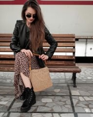 Бохо клатч ручной работы из рафии с цепочкой, летняя пляжная сумка в натуральном цвете, вязаная сумка, подарок для женщины