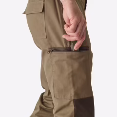 Мужские охотничьи брюки карго - коричневый - Охота и наблюдение за природой - Степь 300 - SOLOGNAC - Decathlon