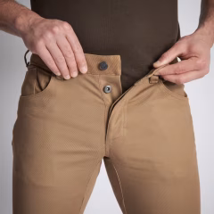 Мужские джинсы - Охота и наблюдение за природой - Бежевый - Utilitaire 500 - SOLOGGNAC - Decathlon