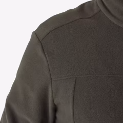 Мужской звукоизолирующий флисовый кардиган - зеленый - Охота и наблюдение за природой - 100 - SOLOGNAC - Decathlon