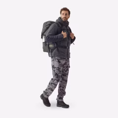 Мужской звукоизолирующий флисовый кардиган - Серый - Охота и наблюдение за природой - 900 -SOLOGNAC - Decathlon