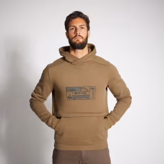 Мужская камуфляжная толстовка с капюшоном - охота и наблюдение за природой - 500 - SOLOGNAC - Decathlon