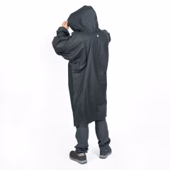Водонепроницаемое пончо-дождевик - Рыбалка - Черный - 100 - CAPERLAN - Decathlon