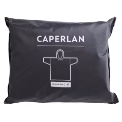 Водонепроницаемое пончо-дождевик - Рыбалка - Черный - 100 - CAPERLAN - Decathlon