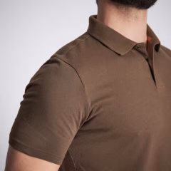 Футболка-поло - Охота и наблюдение за природой - Коричневый - 500 - SOLOGNAC - Decathlon - Декатлон