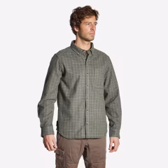 Рубашка - охота и наблюдение за природой - красный - зеленый - коричневый - 100 -