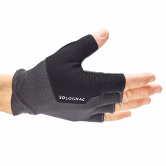 Перчатки без пальцев Ball Trap - черный - SOLOGNAC - Decathlon - Декатлон