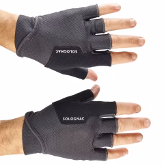 Перчатки без пальцев Ball Trap - черный - SOLOGNAC - Decathlon - Декатлон