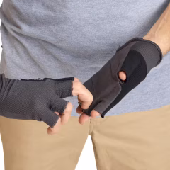 Перчатки без пальцев Ball Trap - черный - SOLOGNAC - Decathlon - Декатлон