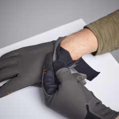 Сенсорные перчатки - охота и наблюдение за природой - зеленые - 500 - SOLOGNAC - Decathlon - Декатлон