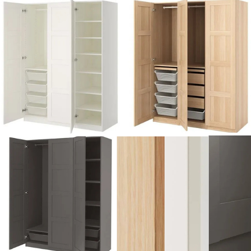 Шкаф PAX/BERGSBO PAX, белый - IKEA - ИКЕА